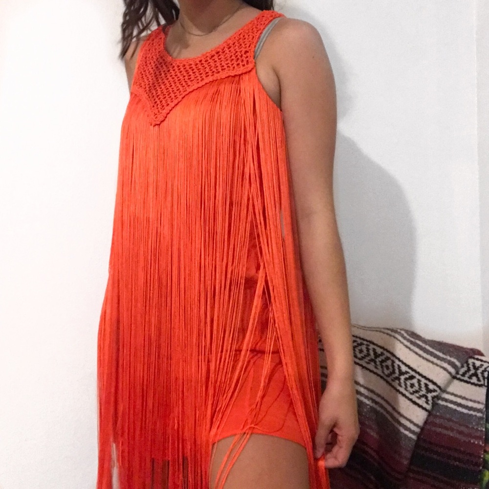 GUESS swing/tassel dress
